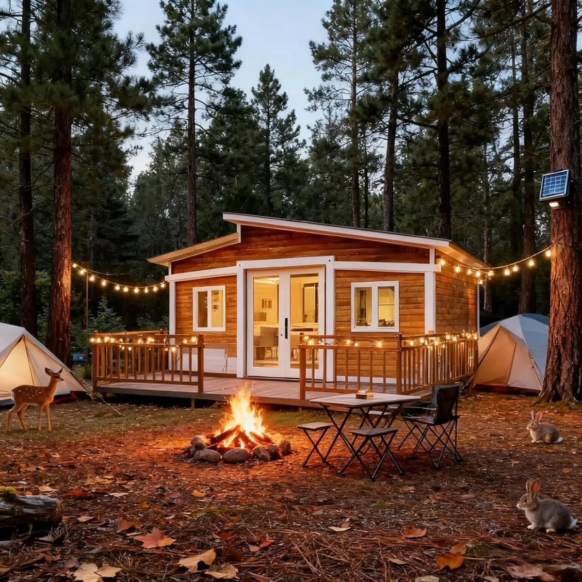 Tiny Houses to Live in for Adults Prefab Homes casas prefabricadas para Vivir Foldable Modular Mobile Portable House 1-4 Bedroom