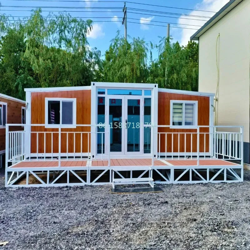 Prefab Container House Portable Prefabricated Homes Container Detachable Tiny House Expandable Container House Modular Office