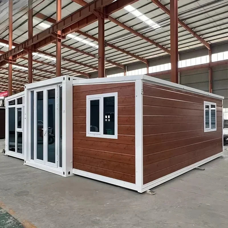 Wooden Modular House Tiny Container Home Granny Expandable Prefabricated Container House Prefab Homes 2.4m Interior Height