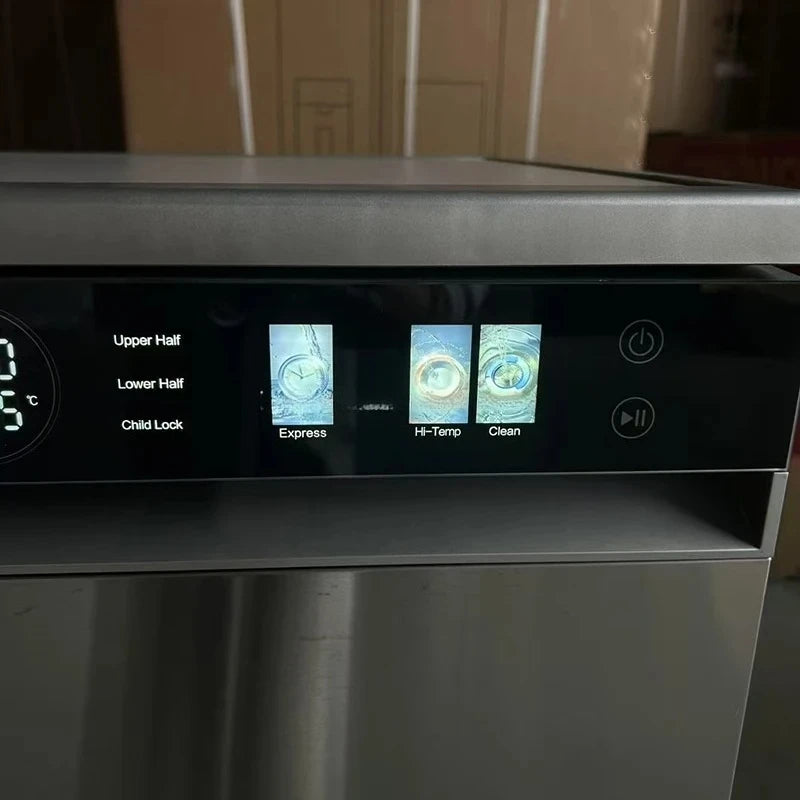 16 Place Settings Built-in & Countertop Dual-Use Dishwasher Stainless Steel Commercial Household Dish Washing Machine
