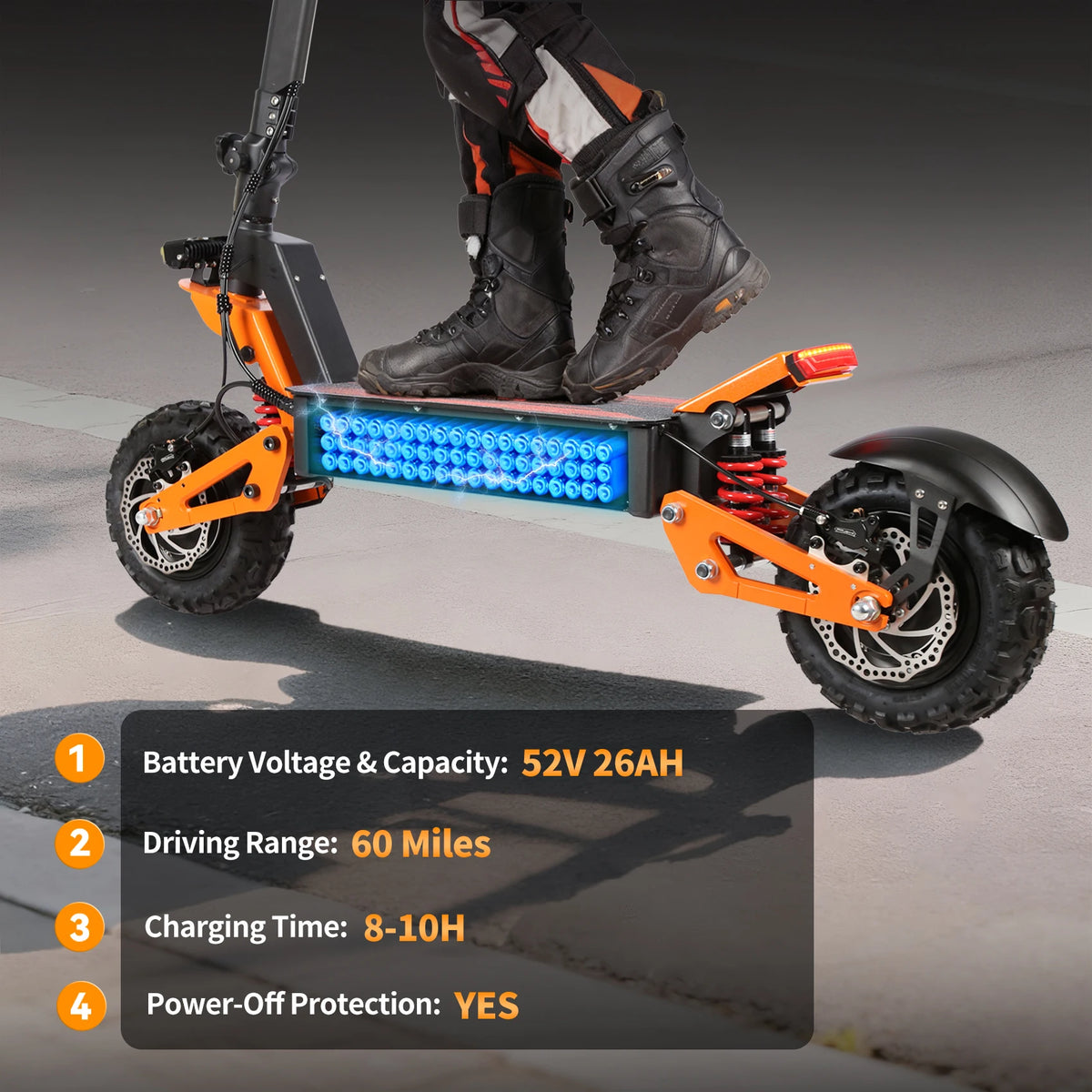 US Stock Foldable Electric Scooter 11inch Off Road 5000W Dual Motor Fast Speed Scooters Big LCD Screen Escooter