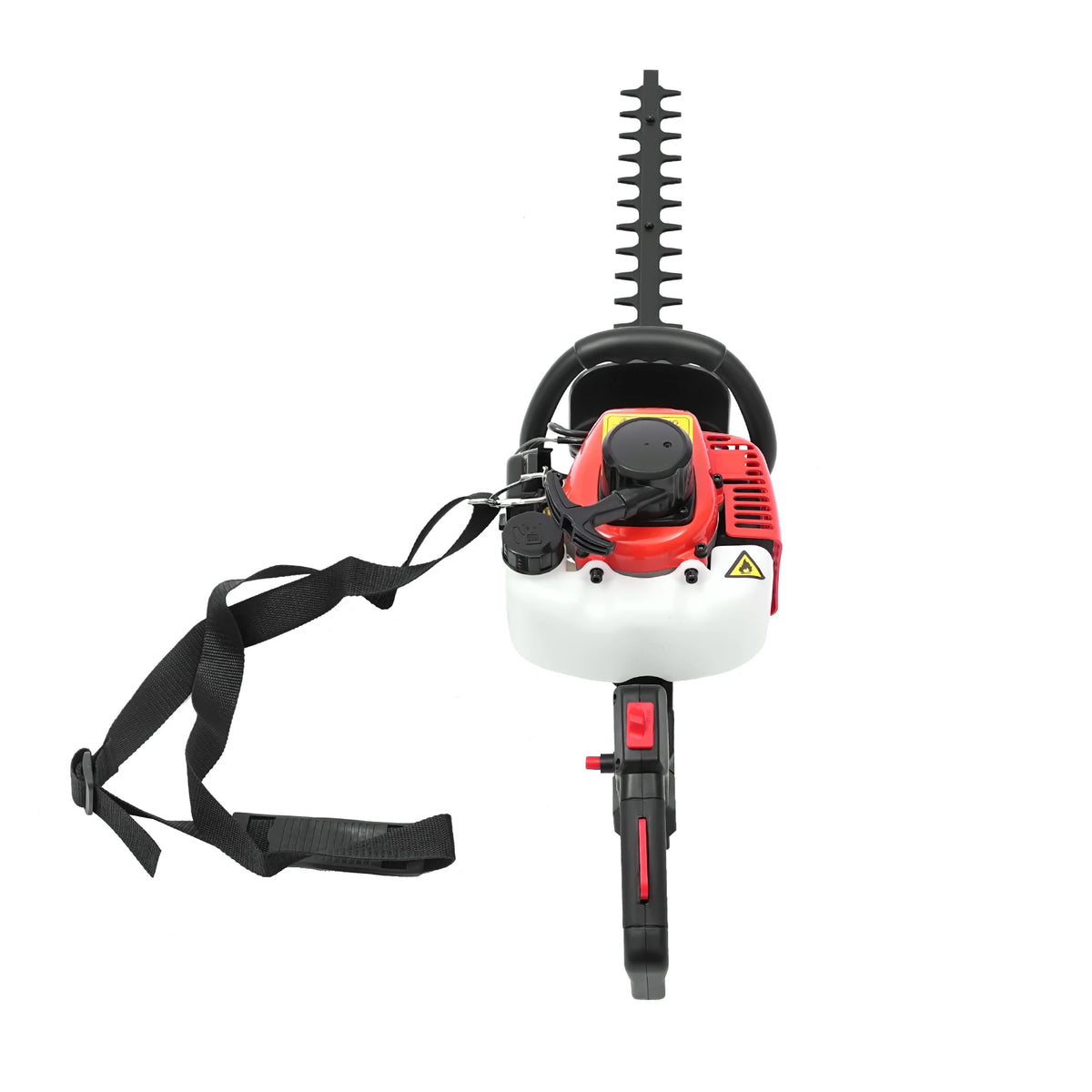22.5cc Gas Hedge Trimmer, 0.65KW 2-Stroke with 23.6in Double-Sided Blade, 90° Rotating Handle, 0.16Gal Fuel Tank