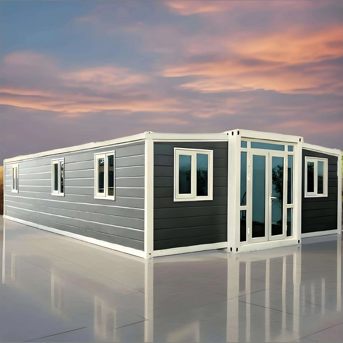 10ft Expandable Modular Prefab House Portable Tiny Home Modern Living Villa
