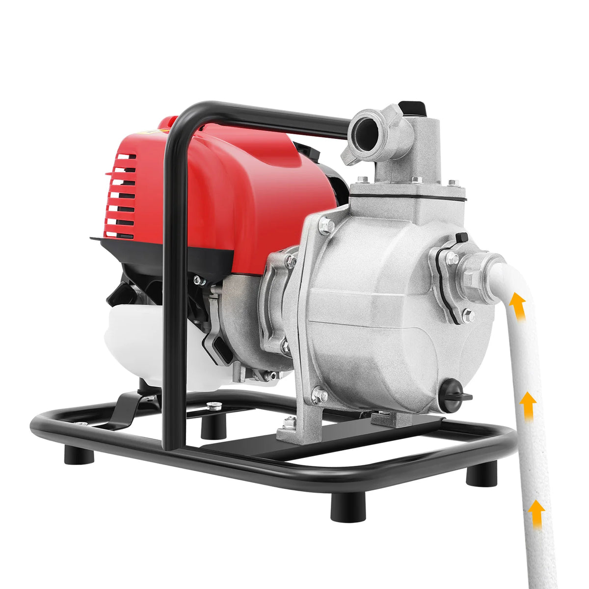 Bymaocar 4-stroke Powered Water Pump 38CC 1.2KW Self-Priming Water Pump with Air Filter for Irrigation Landscaping
