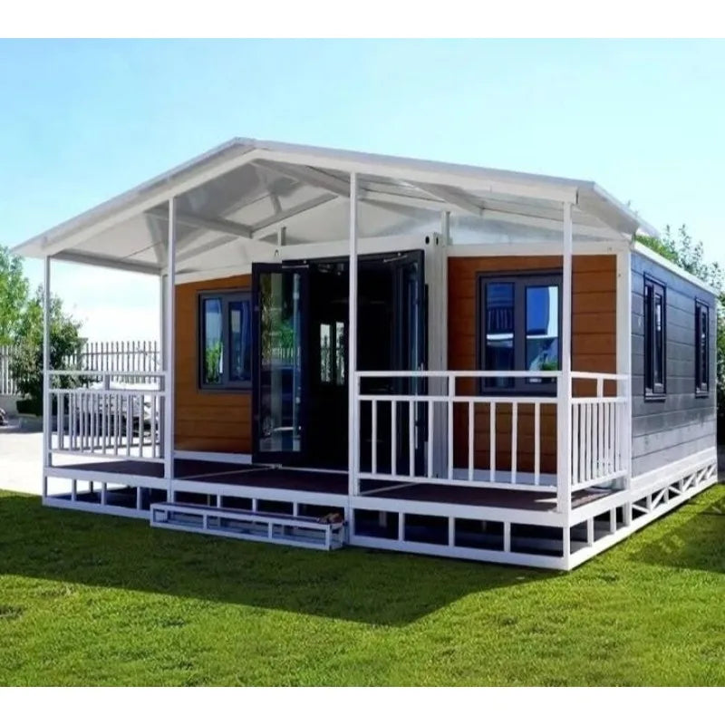 Portable Prefab Office Container House 20ft Foldable Tiny Home Modular Mobile Living Expandable Steel