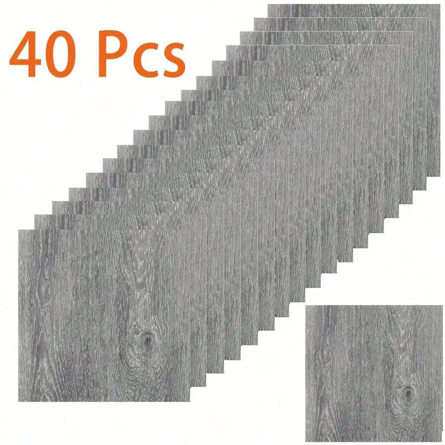 40 Sheet Vinyl Flooring 11.8 X 11.8 Peel And Stick Floor Tile, Waterproof Tiles Sheets, Flooring Wood Planks, Backsplash Tiles,