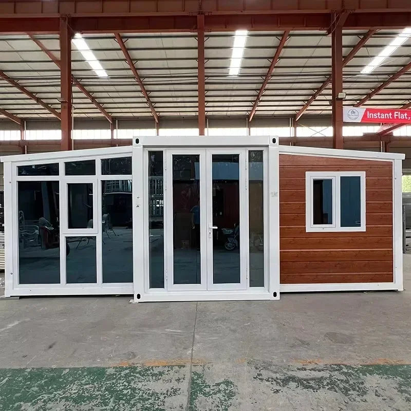 Wooden Modular House Tiny Container Home Granny Expandable Prefabricated Container House Prefab Homes 2.4m Interior Height