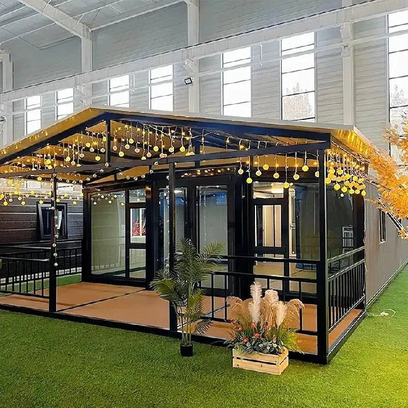 Mobile Home Luxury Garden Rooms Mobile Tiny House 20ft 40ft Expandable Container Houses 2 3 Bedroom Prefabricated Folding Room