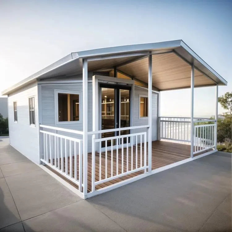 Portable Prefab Office Container House 20ft Foldable Tiny Home Modular Mobile Living Expandable Steel