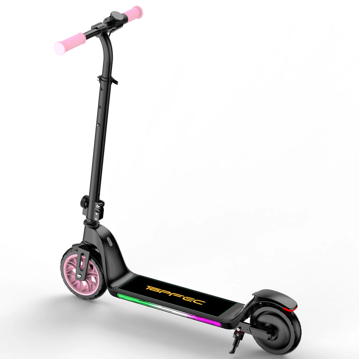 C10 Kids Electric Scooter with LED Display, 250W Motor 10 MPH Max Speed 6 Miles Range, 3 Adjustable Heights, 6.5" Solid Tires Foldable Electric Scooter for Boys Girls Ages 6-12
