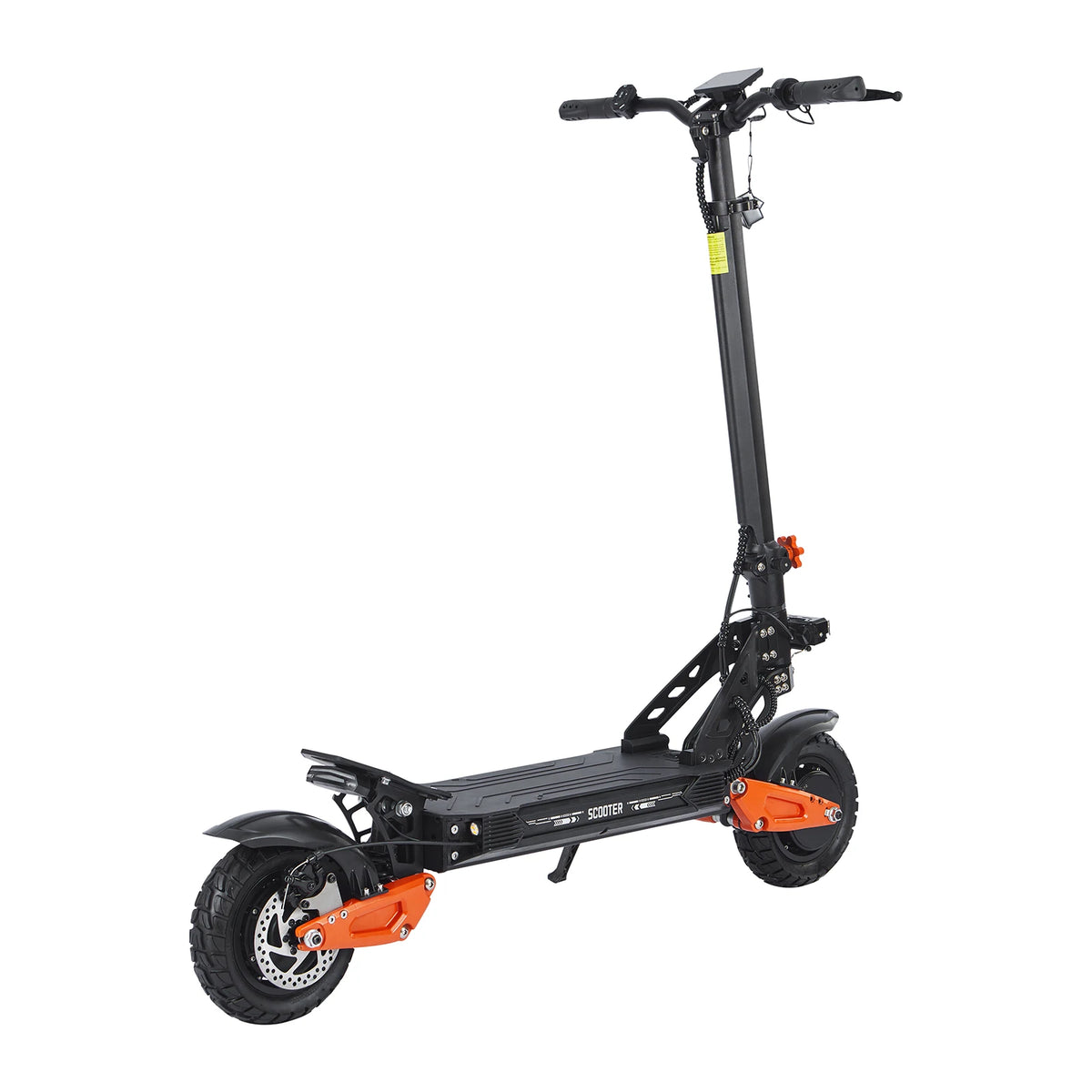 Single Drive Foldable Two-wheel Electric Scooter 1200W Brushless Motor 48V 18Ah Lithium Battery 50-60km Range