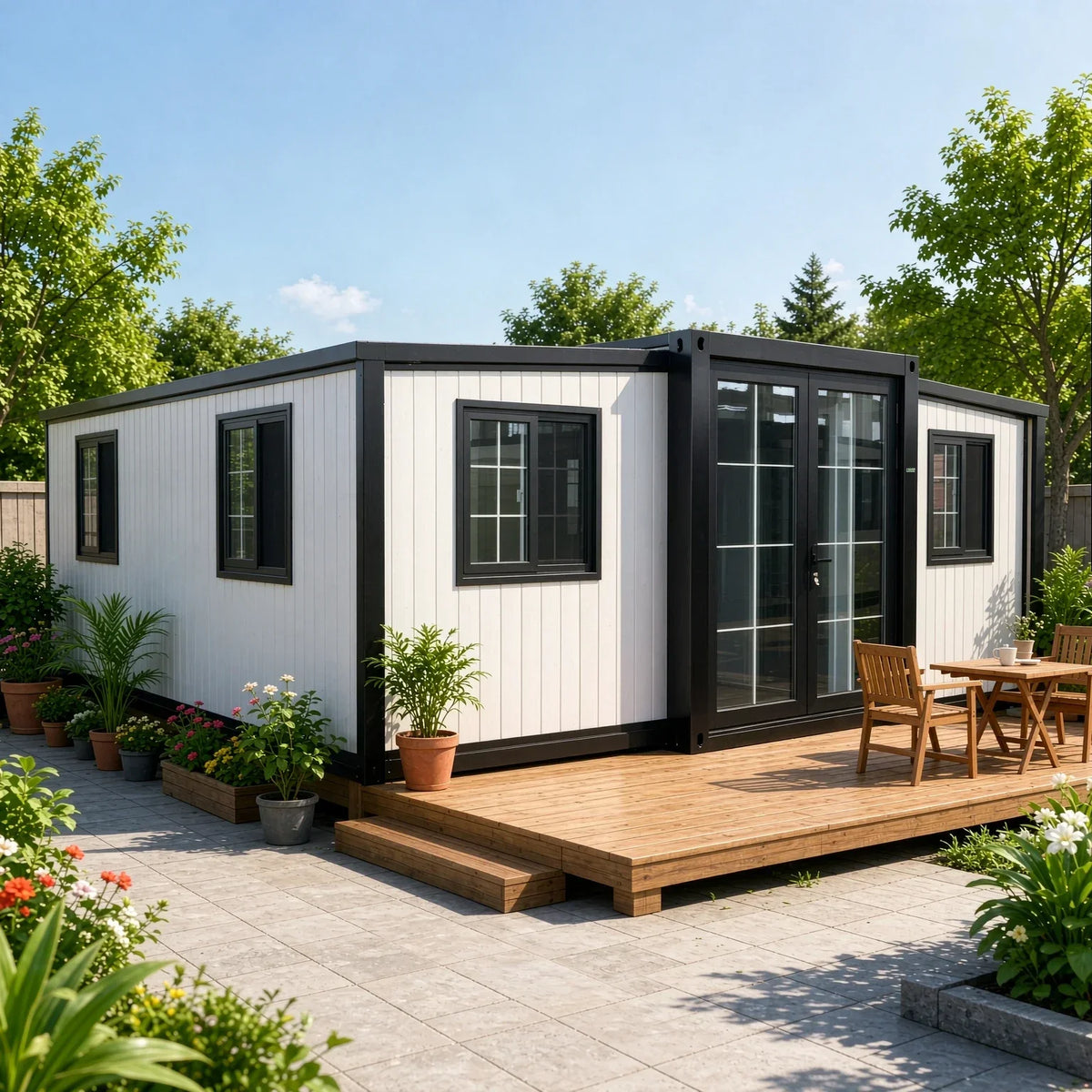 40ft 20ft Mobile Tiny House Expandable Container House Prefabricated Houses Folding Room Prefab Villa Portable Home Garden Rooms