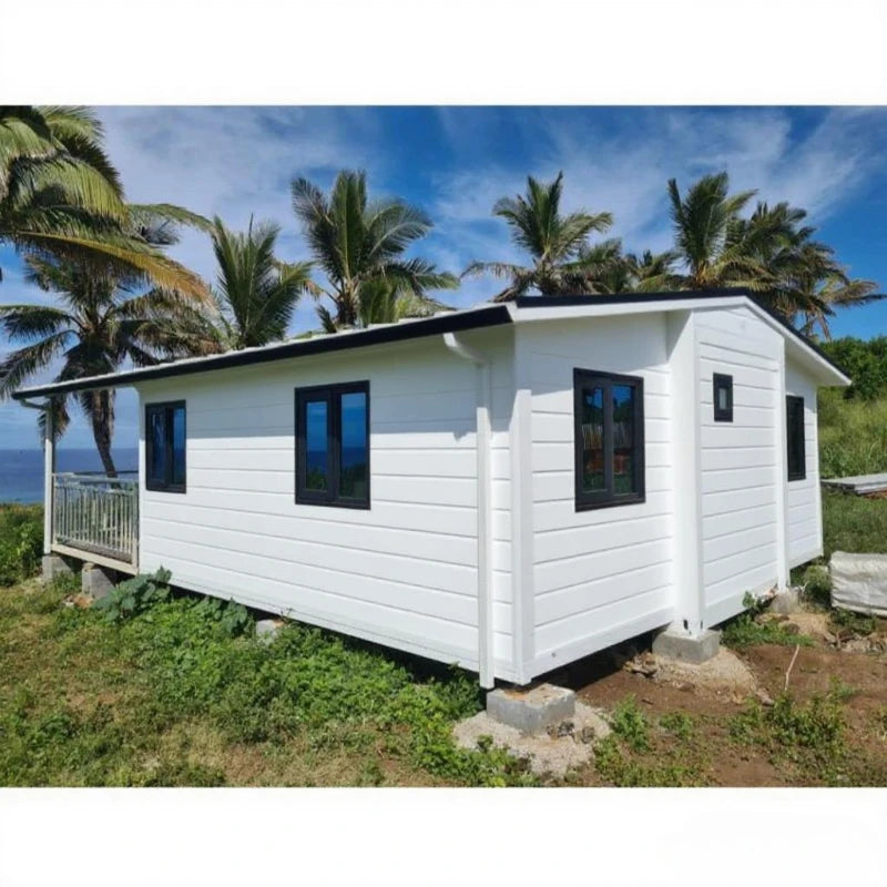 Tiny Home Modern Fully Furnished Prefabricated Tiny House Expandable Container House 2 3 Bedrooms For Villa Steel Construction
