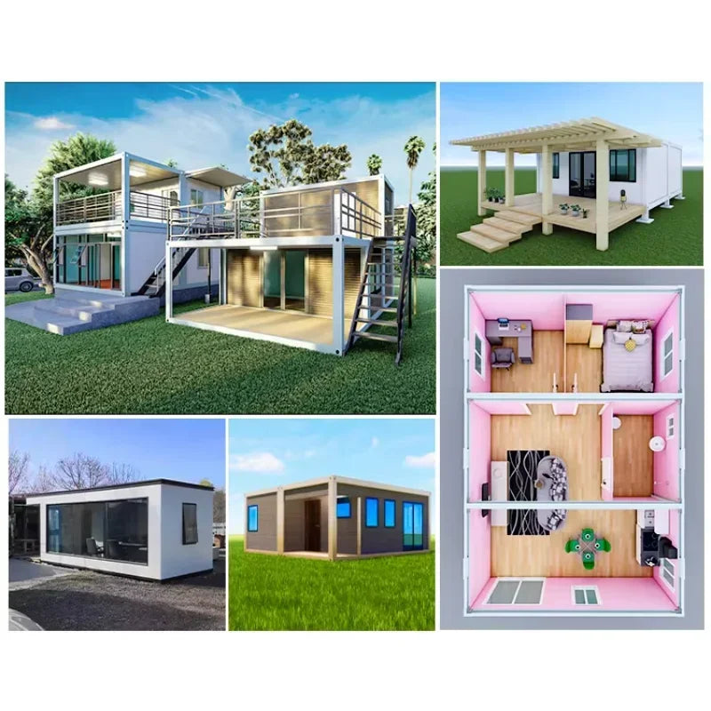 YG Customized Modern Prefab House 20ft Container Modular Portable Home Flat Pack Container House Tiny House Prefabricated Houses