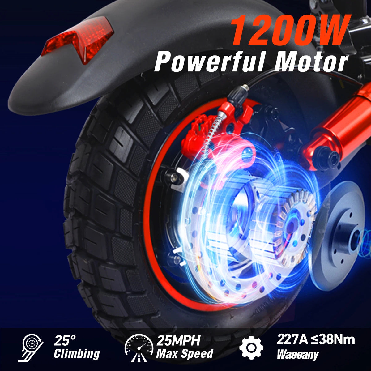 X10 Pro Heavy Duty Electric Scooter with Seat 100kg Capacity 1200W Motor IPX5 Waterproof 40KM/H Conquer Rough Mountain Roads