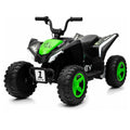 12V Kids Electric ATV 4 Wheeler, Dual 550 Motors, 4 MPH Ride On Quad With Forward Reverse, Outdoor Toy For Ages 3-6 Play