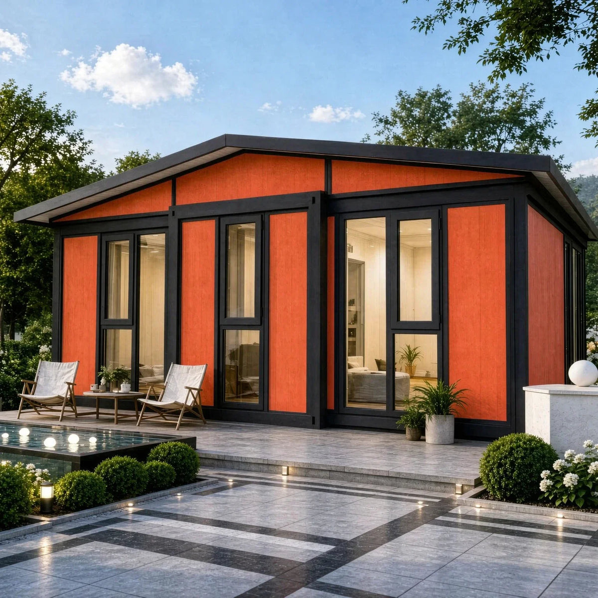 40ft 20ft Mobile Tiny House Expandable Container House Prefabricated Houses Folding Room Prefab Villa Portable Home Garden Rooms