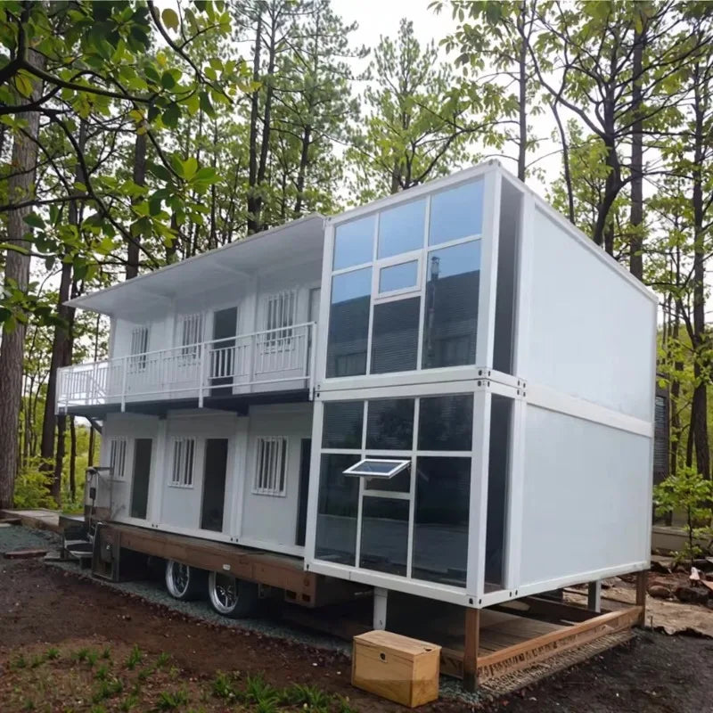 Wholesale 2 Storey Prefabricated Mobile Home Luxury Portable Prefab Modular House Garden Rooms Container House Folding Room