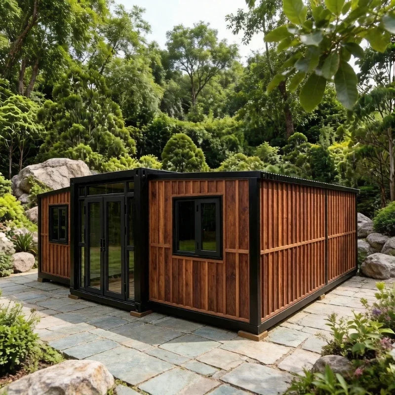 40ft 20ft Mobile Tiny House Expandable Container House Prefabricated Houses Folding Room Prefab Villa Portable Home Garden Rooms