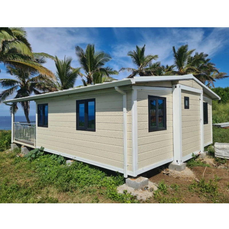 Tiny Home Modern Fully Furnished Prefabricated Tiny House Expandable Container House 2 3 Bedrooms For Villa Steel Construction