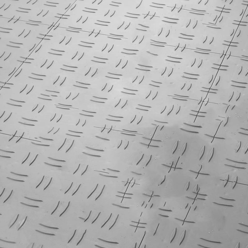 Garage Tiles Interlocking, 12 x 12 x 0.53 inch 50 Pack Garage Floor Covering Tiles, Non-Slip Double-Sided Texture Garage Flooring Tiles, for Garages, Basements, Repair Shops, Silver