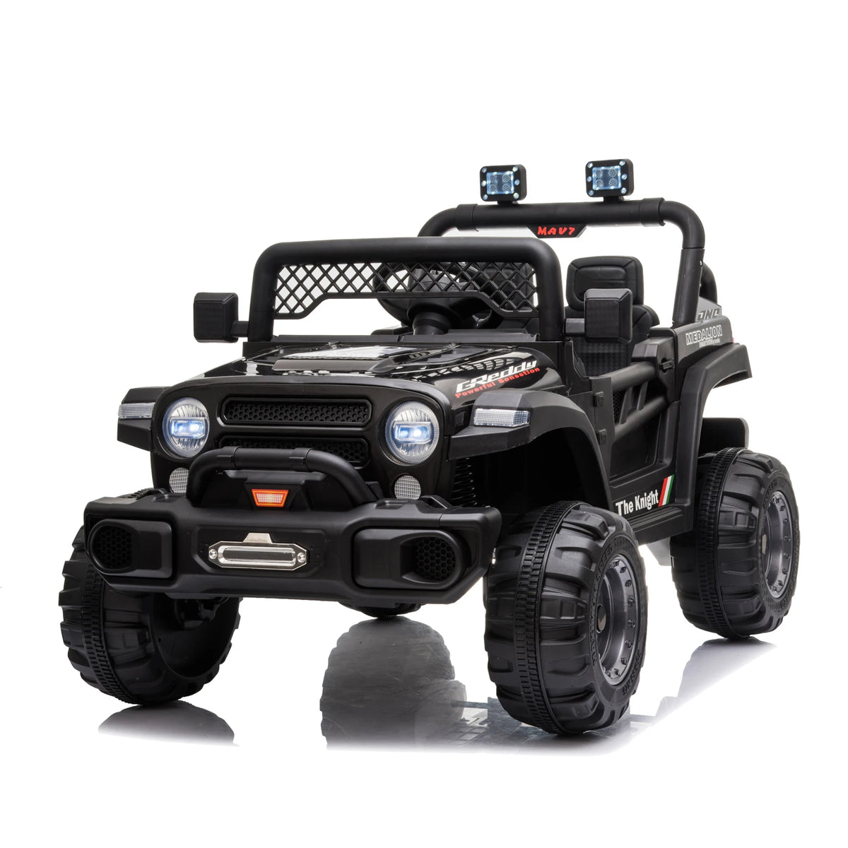 12V Kids Ride On Car, 2 Seater Electric Toy Car for Toddlers and Children, Ride On Toys with Parent Remote Control, Battery-Powered w/Music & LED Lights