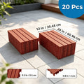 12X24 Inch Terrace Deck Tiles, 10 Or 20 Pieces, Fast Draining, Anti Slip, All-Weather Suitable For Outdoor DIY Floor Panels, Too