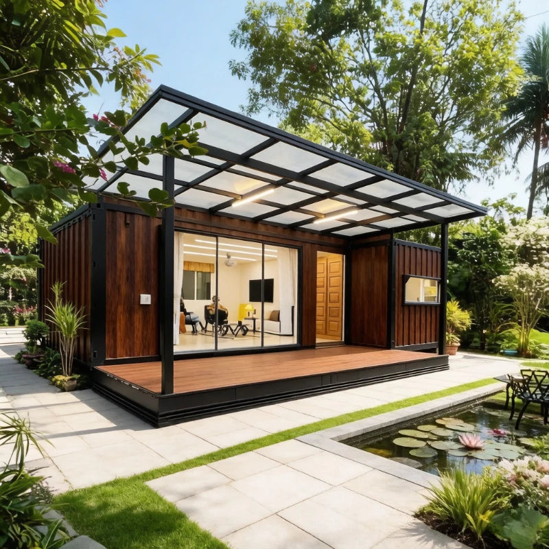 Mobile Home Luxury Garden Rooms Mobile Tiny House 20ft 40ft Expandable Container Houses 2 3 Bedroom Prefabricated Folding Room