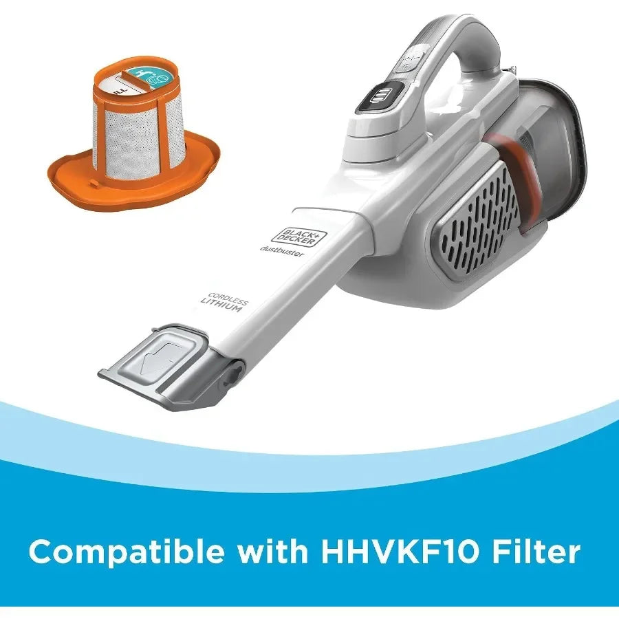 Dust Buster Hand Held Vacuum Cordless Rechargeable, Portable Vacuum for Car, Extended Runtime, Powerful Suction, Extra Long Cre