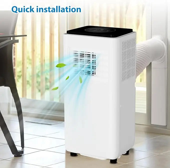 10000 BTU Portable Air Conditioners with Remote Control, AC Unit Built-in Cool, Dry, Fan Modes,up to 450 Sq. ft for Room, Dorm