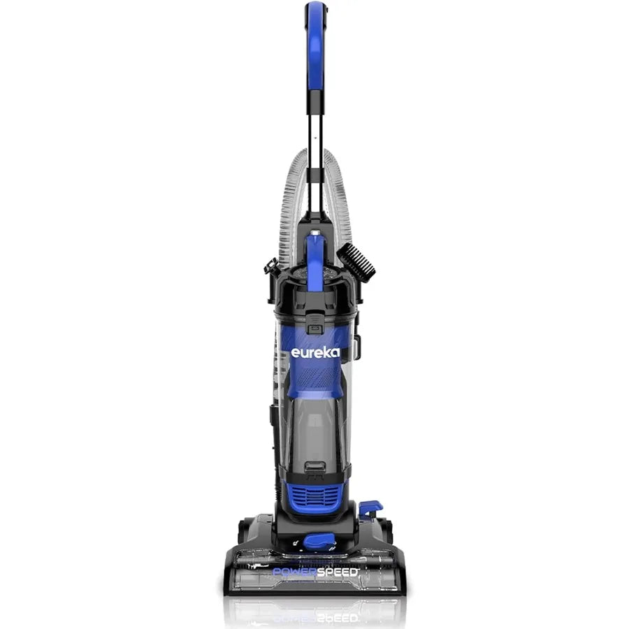 Lightweight Powerful Upright Vacuum Cleaner for Carpet and Hard Floor, PowerSpeed, New Model, Blue, black/New Model
