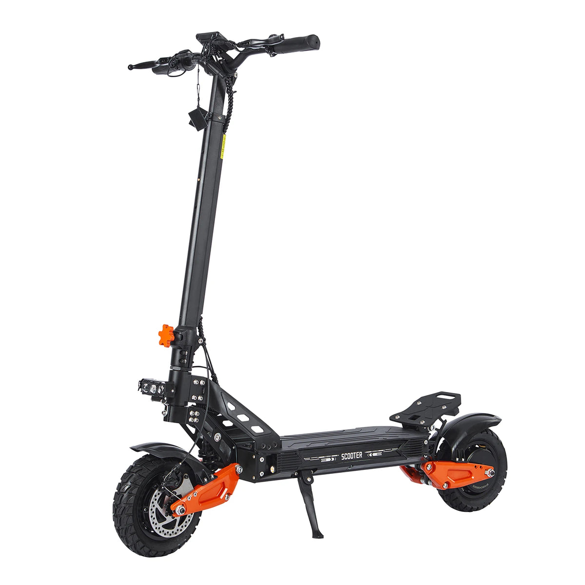 Single Drive Foldable Two-wheel Electric Scooter 1200W Brushless Motor 48V 18Ah Lithium Battery 50-60km Range