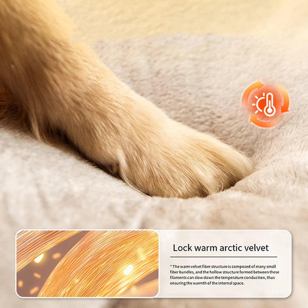 Dog Kennel Detachable Warm Winter Dog House Mat Washable Dog Cave Shelter Comfortable Soft Tent Dog House Dogs Cats Pet Supplies