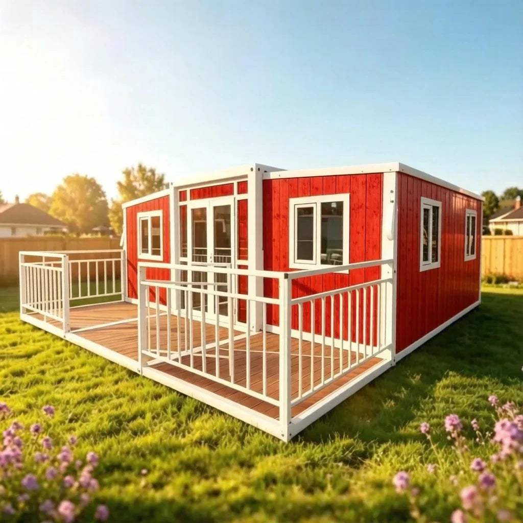 40ft 20ft Mobile Tiny House Expandable Container House Prefabricated Houses Folding Room Prefab Villa Portable Home Garden Rooms