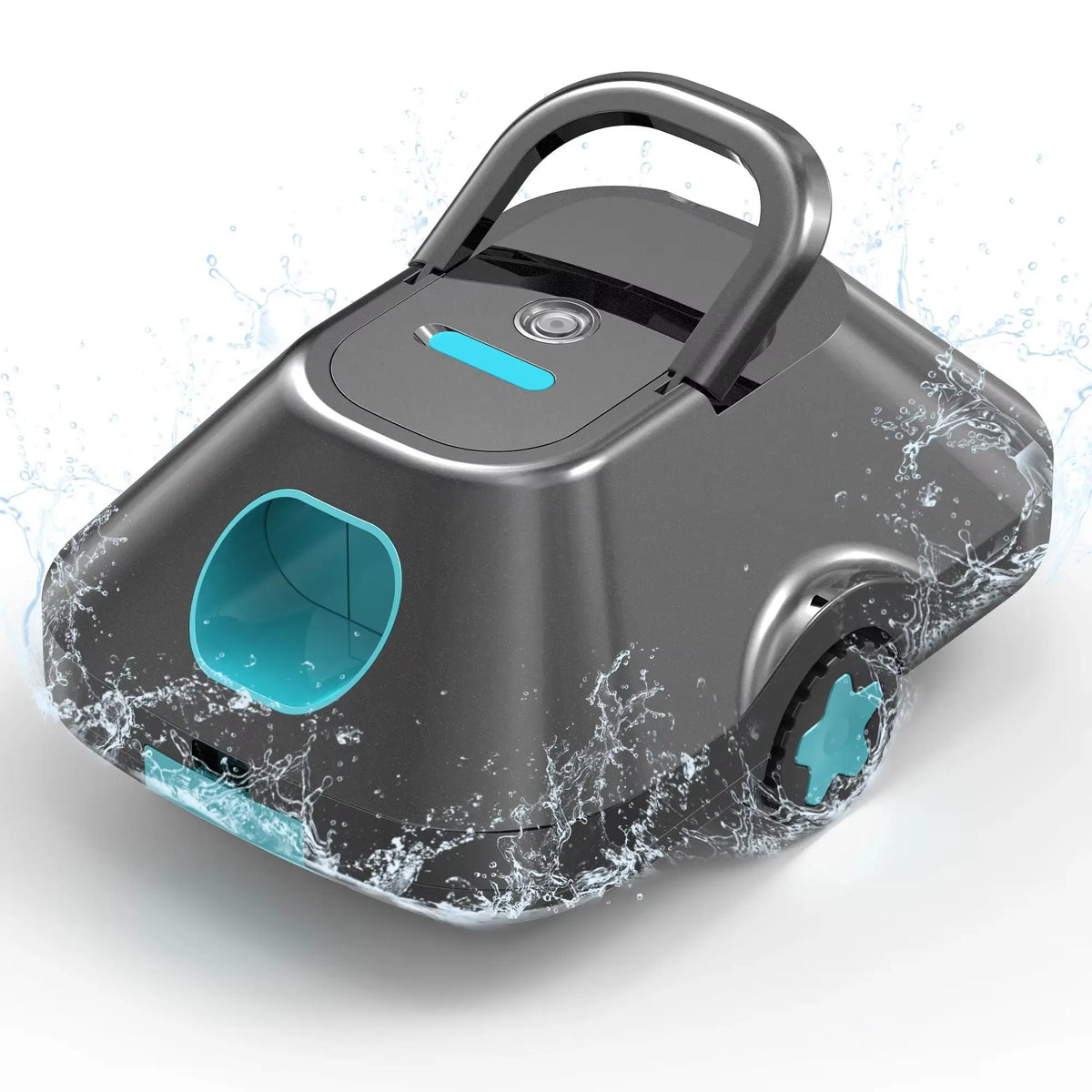 C2 Automatic Robotic Pool Cleaner Cordless Robotic Pool Vacuum with 210 Mins Long Runtime Smart Path Planning Auto-Parking Large Coverage up to 2200 Sq.Ft