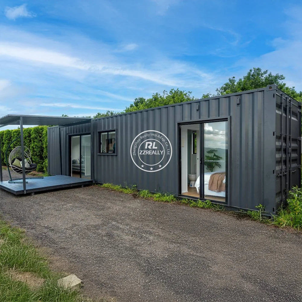 Prefabricated Container House Tiny Home 2 3 Bedrooms Steel Cabin Prefab House 20ft 40ft Portable Modular Mobile Garden Rooms