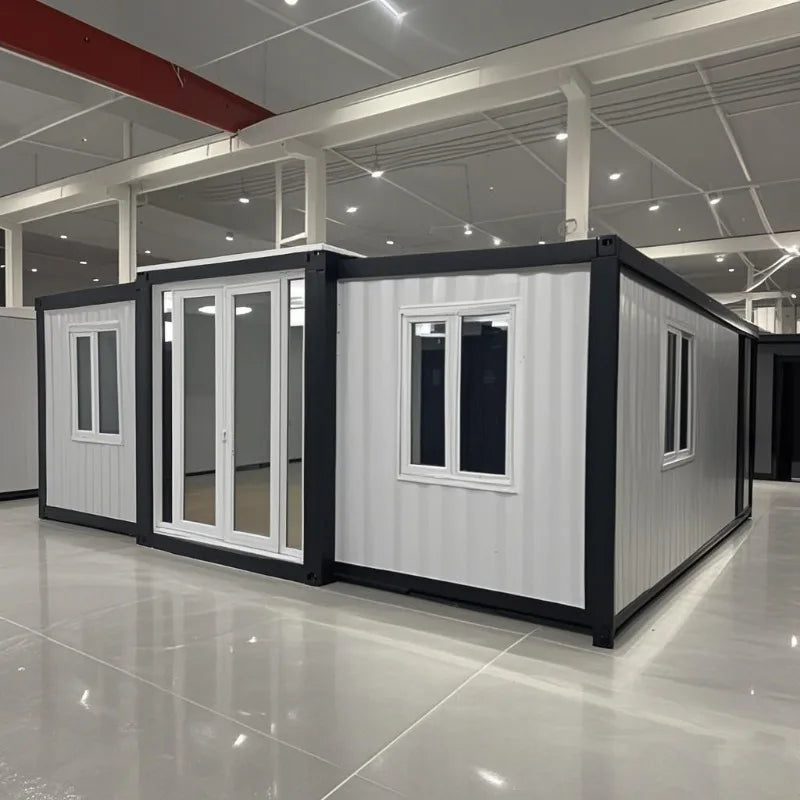 Tiny Home Modern Fully Furnished Prefabricated Tiny House Expandable Container House 2 3 Bedrooms For Villa Steel Construction