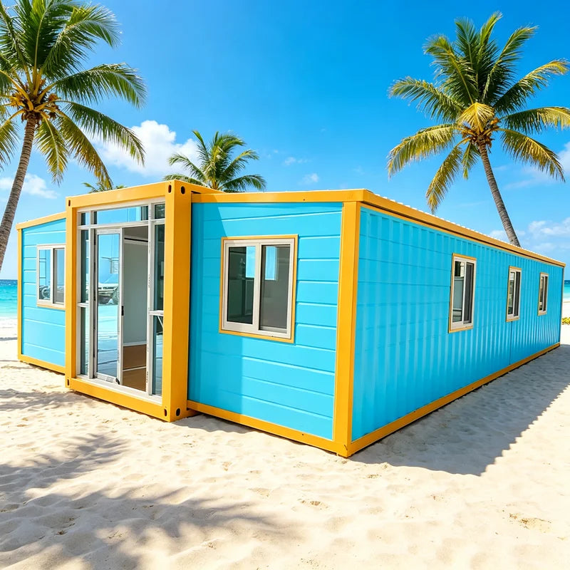 Temporary Housing 20FT 40FT Foldable House Luxury Living Expandable Container House Prefabricated Home