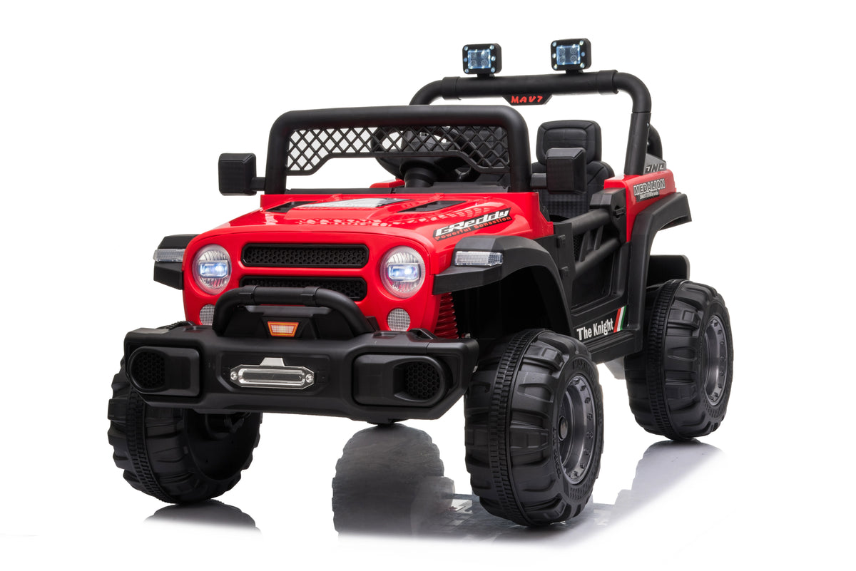 12V Kids Ride On Car, 2 Seater Electric Toy Car for Toddlers and Children, Ride On Toys with Parent Remote Control, Battery-Powered w/Music & LED Lights