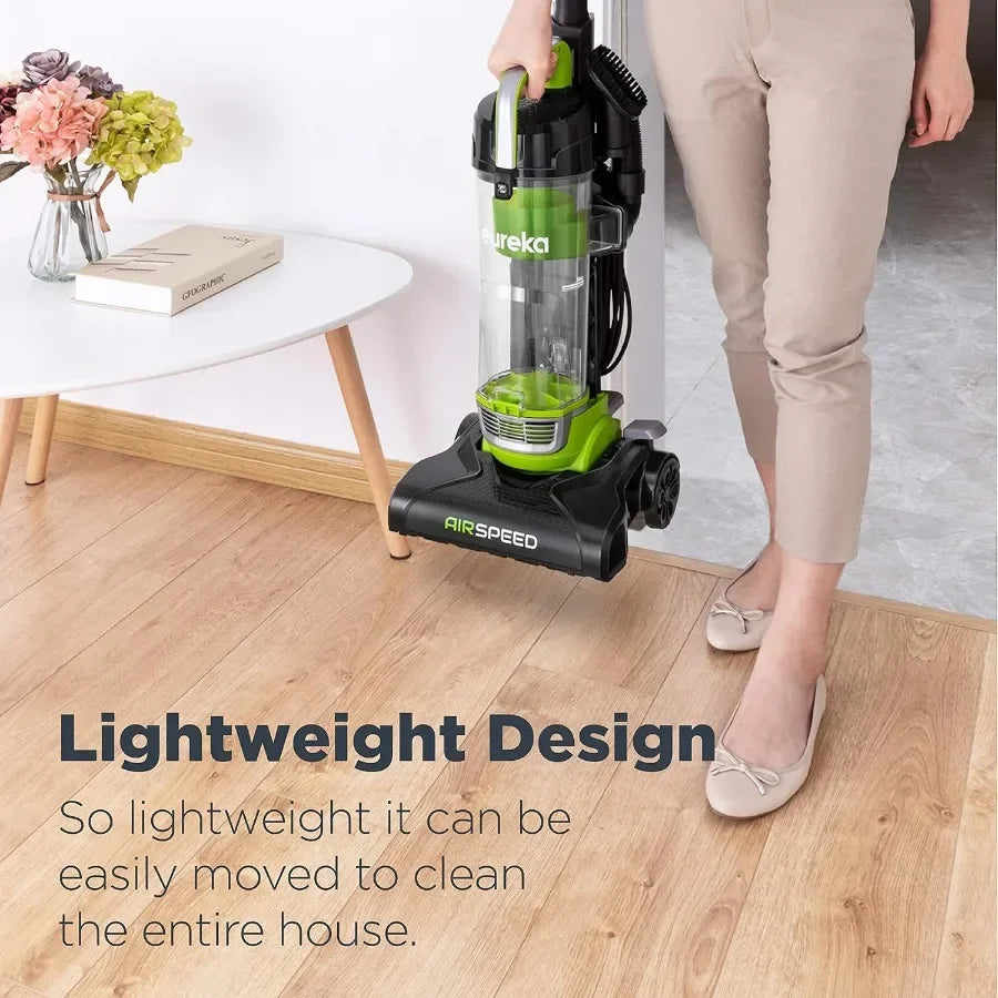 Eureka NEU10AE4 Airspeed Ultra-Lightweight Bagless Vacuum Cleaner, Compact 7.7lb Design, Onboard Tools, Washable Filter, Deep Clean Carpet Hardwood & Pet Hair