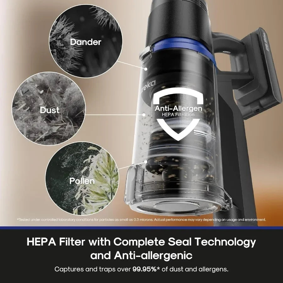 ReactiSense 350W Anti-Tangle Cordless Stick Vacuum Cleaner, Convertible Handheld, Powerful Suction, Multi-Surface Deep Clean for Carpet Hard Floors & Stubborn Pet Hair