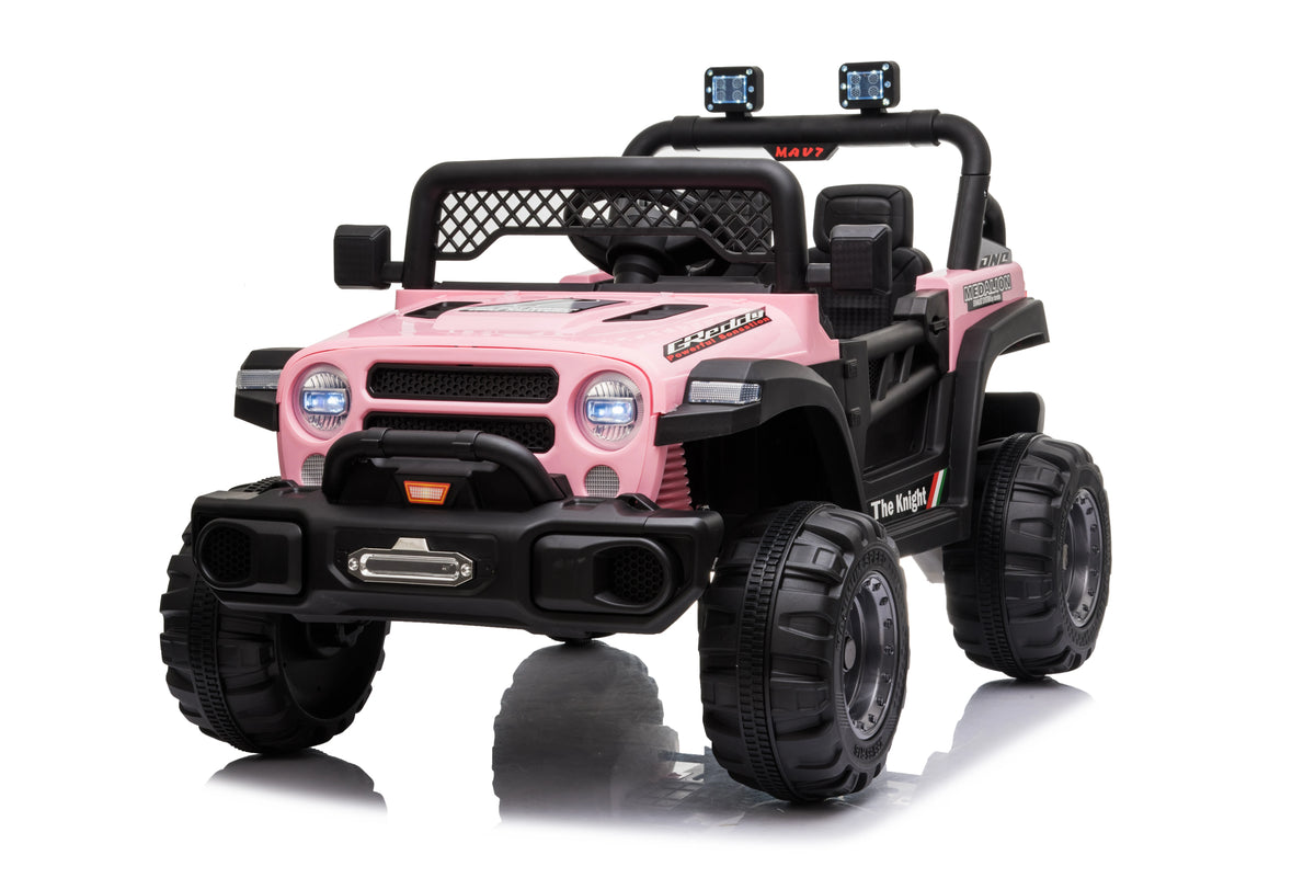 12V Kids Ride On Car, 2 Seater Electric Toy Car for Toddlers and Children, Ride On Toys with Parent Remote Control, Battery-Powered w/Music & LED Lights