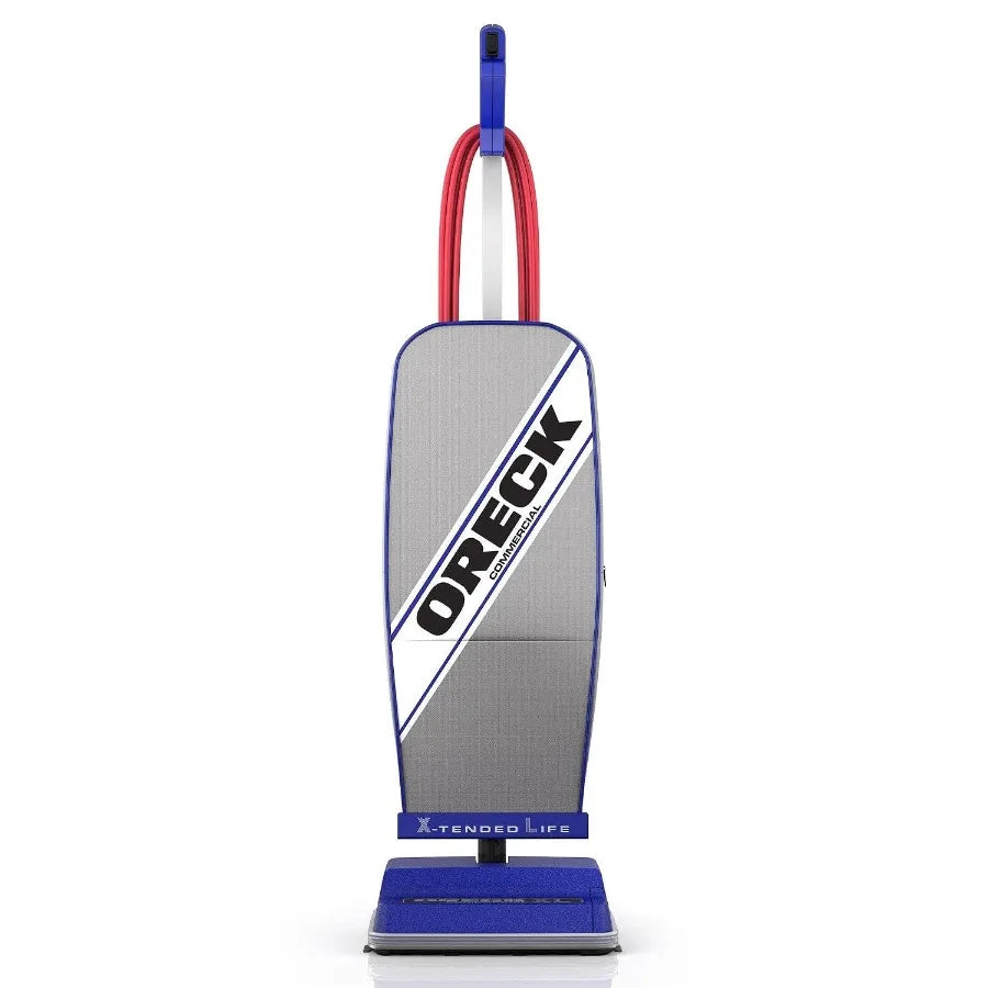 Commercial XL Upright Vacuum Cleaner, Lightweight Bagged Vacuum for Commercial Use, Strong Suction for Hard Floors and Carpets Home Office Cleaning