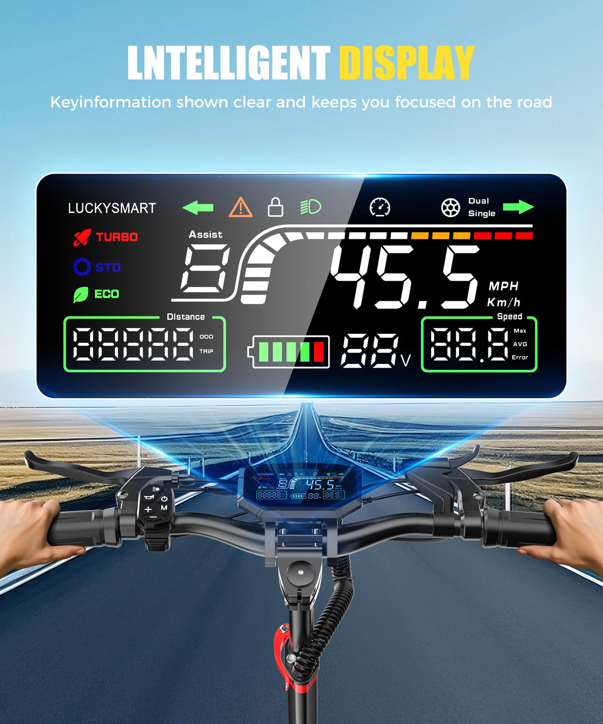 New 1200W Single Motor Aluminum Alloy Electric Scooter Upgraded Portable Modeladult Ride-replacement Bike 200kg Load