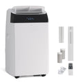 14,000 BTU Inverter Portable Air Conditioners, Dual Hose Portable AC Unit with Heat Pump, Standing Floor AC, Quiet Energy-Saving Indoor Cooling & Heating System for Large Rooms Up to 700 Sq.Ft, Remote