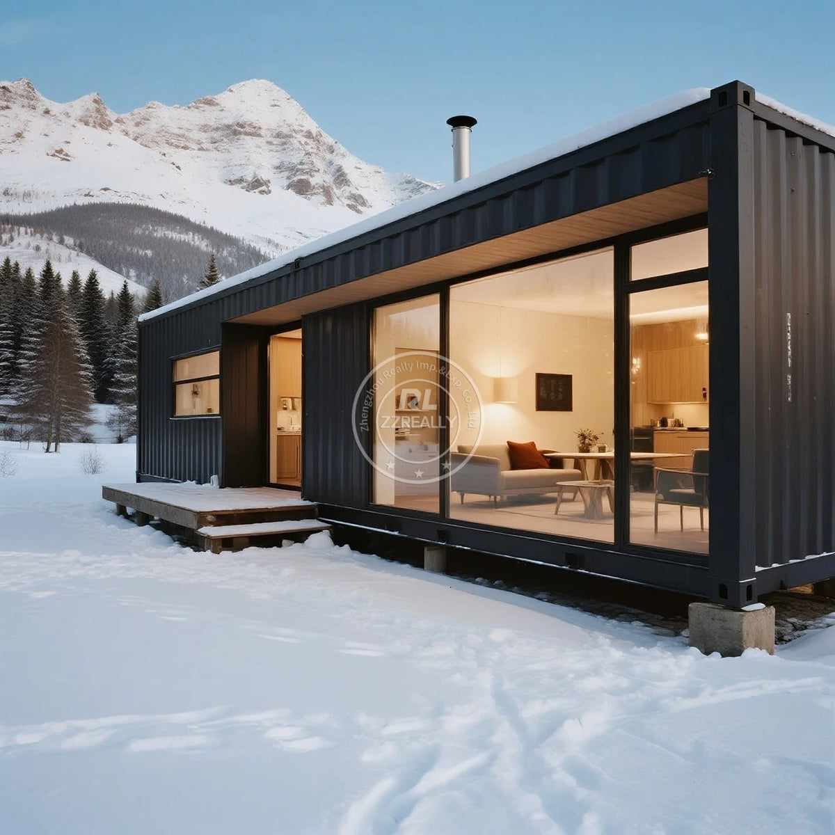 Prefabricated Container House Tiny Home 2 3 Bedrooms Steel Cabin Prefab House 20ft 40ft Portable Modular Mobile Garden Rooms