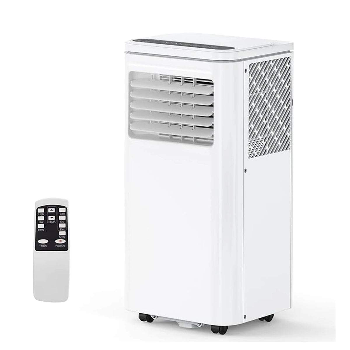 8000 BTU Portable Air Conditioner, 3-in-1 AC Unit with ooling,with Washable Filter,up to 350 sq. ft,2 Fan Speeds, 24H Timer