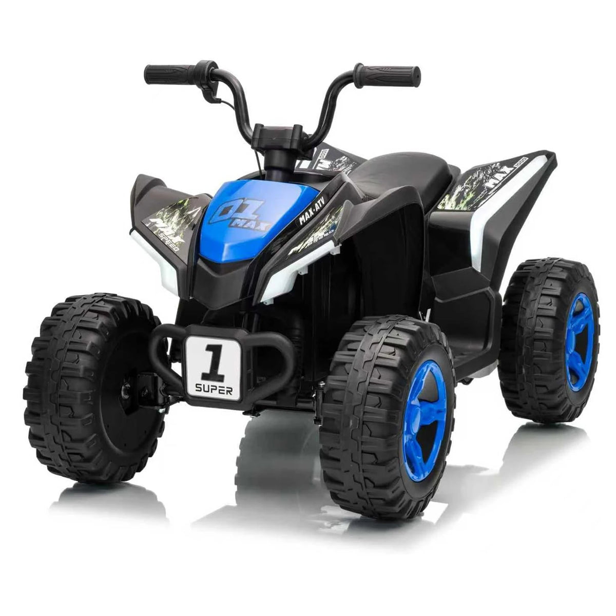12V Kids Electric ATV 4 Wheeler, Dual 550 Motors, 4 MPH Ride On Quad With Forward Reverse, Outdoor Toy For Ages 3-6 Play