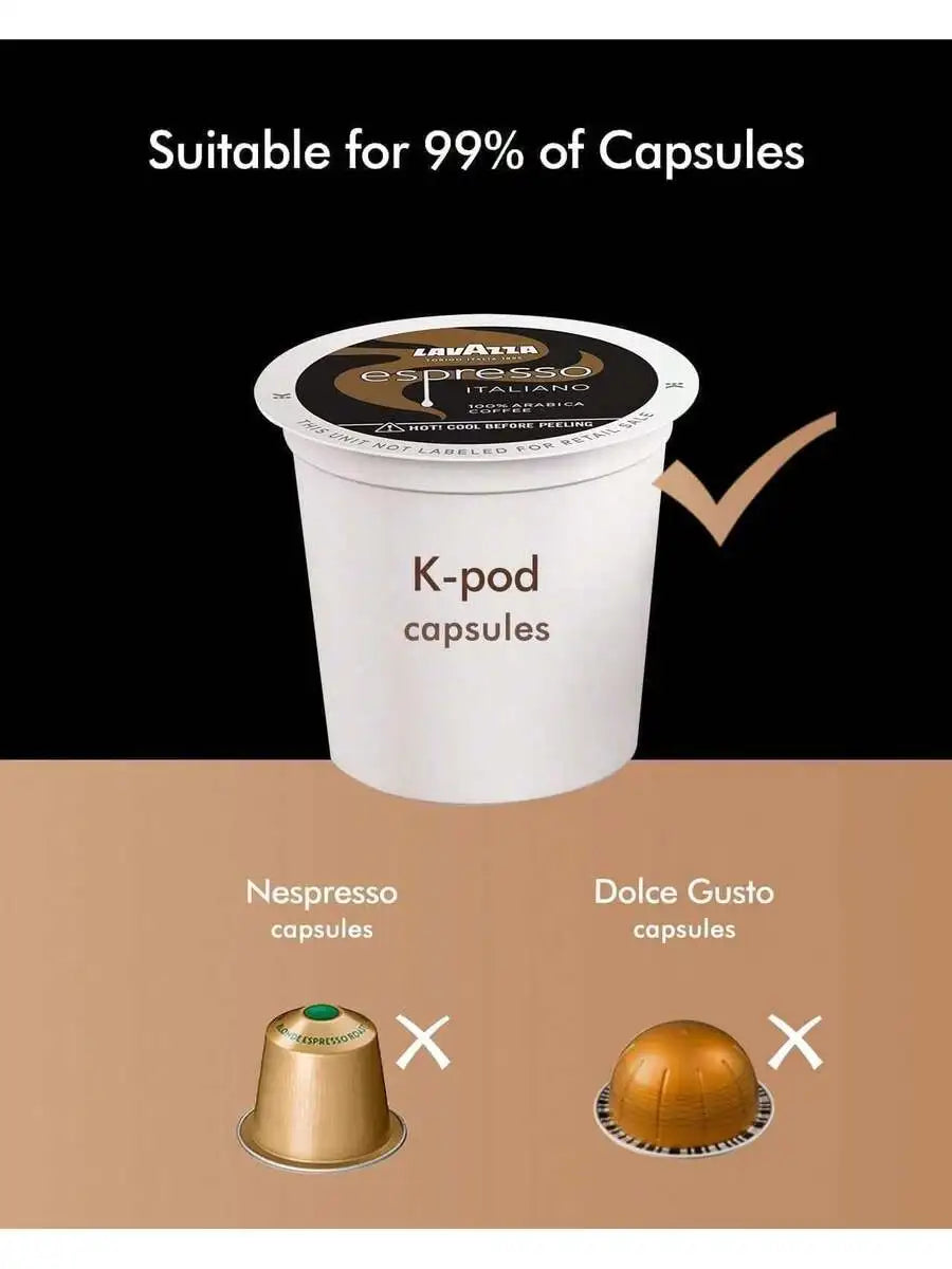 SiFENE Coffee Machine, 3 In 1 Single Serve Coffee Maker, Personal Coffee For K-Pod Capsule, Loose Leaf Tea Ground Coffee, 50oz R