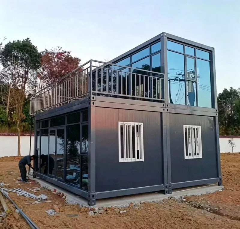 Mini Homes To Live In Container House Small Sized Living Box Complete Supporting Facilities Easy Daily Life Maintenance